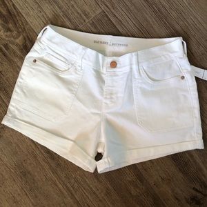 ‼️SOLD ‼️ Old Navy White Boyfriend Shorts